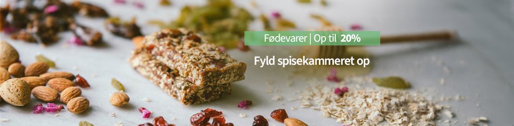 Fdevarer - Op til 20 %